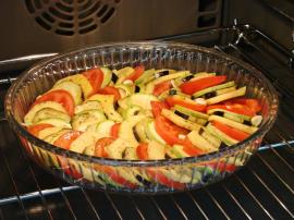 Fırında Sebze Dizmesi