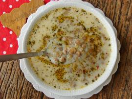 Yoğurtlu Yeşil Mercimek Çorbası