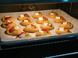 Mayasız Simit Pizza