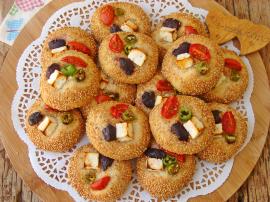 Mayasız Simit Pizza