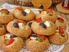 Mayasız Simit Pizza