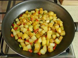 Peynirli Patatesli Omlet