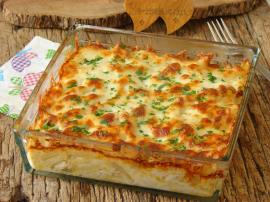 Tavuklu Fırın Makarna