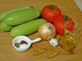 Domatesli Kabak Yemeği