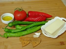 Kaşar Peynirli Biber Kavurması