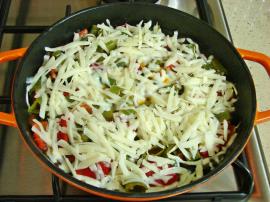 Kaşar Peynirli Biber Kavurması