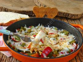 Kaşar Peynirli Biber Kavurması