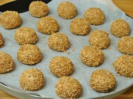 Susamlı Fındıklı Kurabiye