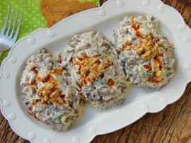 Tavuklu Yoğurtlu Mercimek Salatası