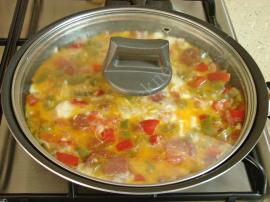 Biberli Sucuklu Yumurta