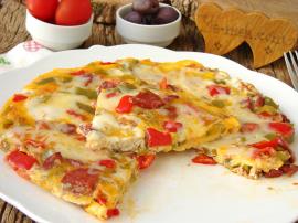 Biberli Sucuklu Yumurta