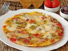 Biberli Sucuklu Yumurta