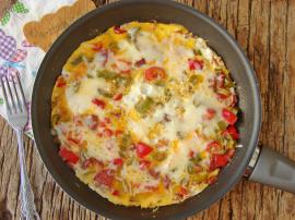 Biberli Sucuklu Yumurta