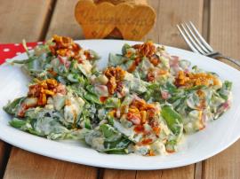 Yapımı Kolay Lezzeti Şahane : Kabaklı Semizotu Salatası