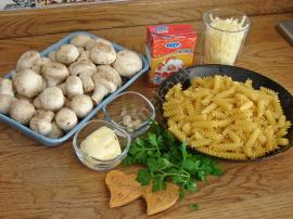 Kremalı Mantarlı Fırın Makarna