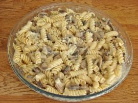 Kremalı Mantarlı Fırın Makarna