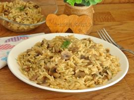 Mantarlı Arpa Şehriye Pilavı