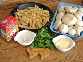 Mantarlı Kremalı Makarna