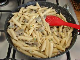 Mantarlı Kremalı Makarna