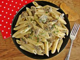 Mantarlı Kremalı Makarna