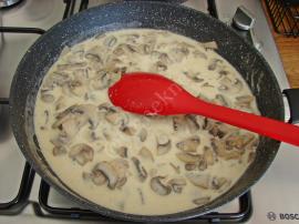 Mantarlı Kremalı Makarna