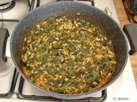 Pirinçli Ispanak Yemeği