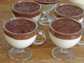 Çikolata Soslu Muhallebi