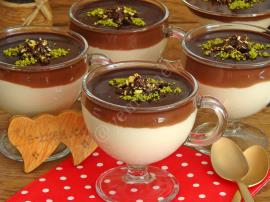 Çikolata Soslu Muhallebi