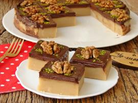 Çikolata Soslu Un Helvası