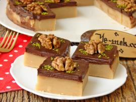 Çikolata Soslu Un Helvası