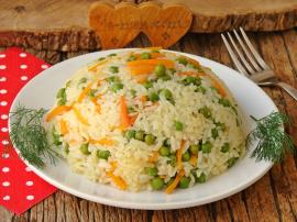 Havuçlu Bezelyeli Pilav