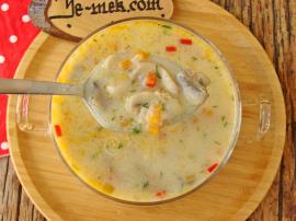 Sebzeli Mantar Çorbası