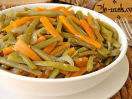 Zeytinyağlı Havuçlu Taze Fasulye