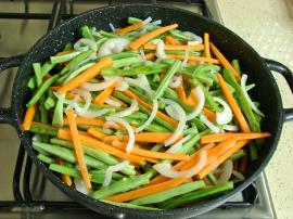 Zeytinyağlı Havuçlu Taze Fasulye