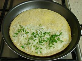 Kabartma Tozlu Omlet