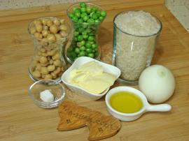 Nohutlu Bezelyeli Pilav