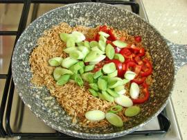 Pırasalı Arpa Şehriye Pilavı