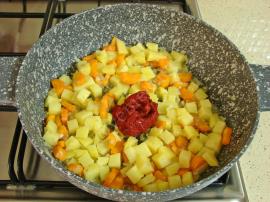 Sebzeli Yeşil Mercimek Yemeği