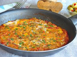 Soğanlı Domatesli Yumurta