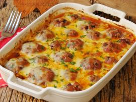 Fırında Sebzeli Soslu Mantar