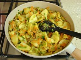 Pırasalı Patates Graten