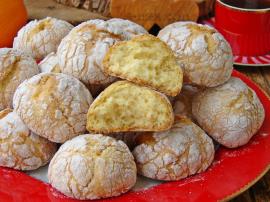 Portakallı Çatlak Kurabiye