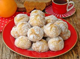 Portakallı Çatlak Kurabiye