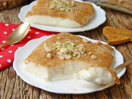 Kavrulmuş Unlu Muhallebi