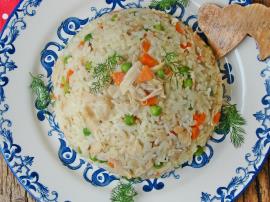 Tavuklu Sebzeli Pilav