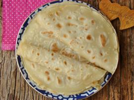 Yoğurmadan Lavaş Ekmeği