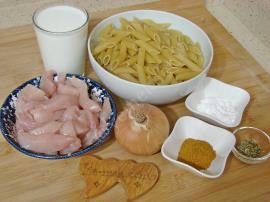 Kremasız Köri Soslu Makarna