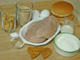 Fırında Tavuk Hamburger