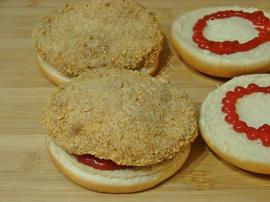 Fırında Tavuk Hamburger