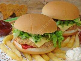 Fırında Tavuk Hamburger